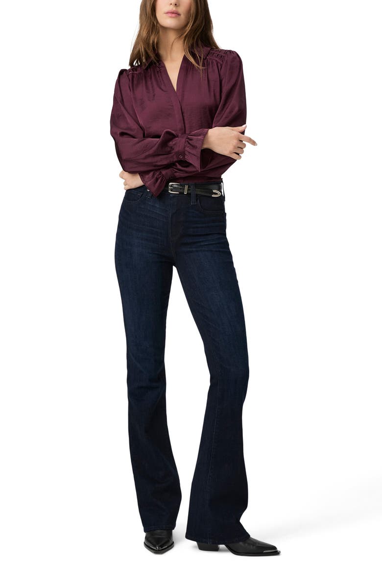 PAIGE Yessica Button-Up Top, Alternate, color, Black Cherry