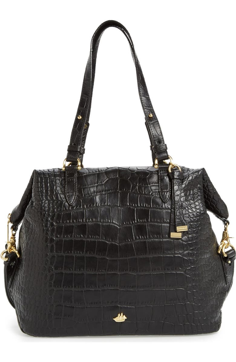 Brahmin Delaney Southcoast Croc-Embossed Leather Tote, Main, color,