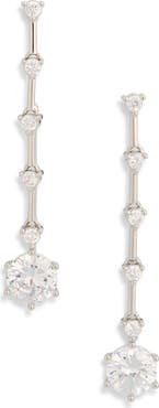 NORDSTROM RACK CZ Linear Drop Earrings