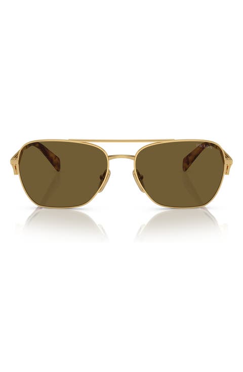 59mm Aviator Sunglasses