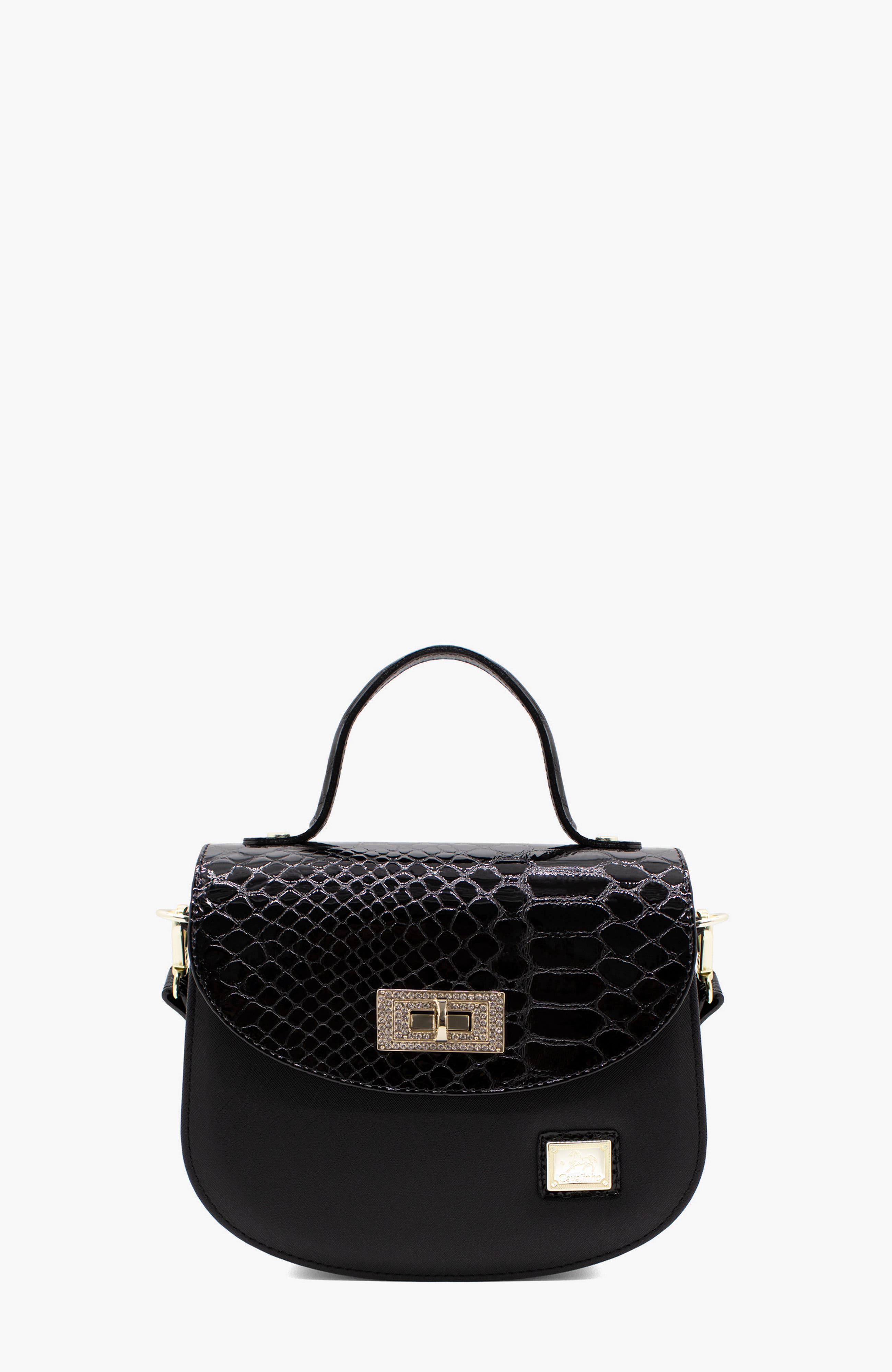 Cherry Blossom 521 Handbag, Main, color, Black
