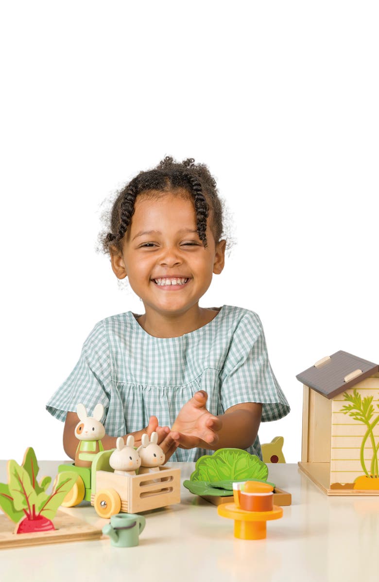 Tender Leaf Toys Bunny's Carrot Patch Playset, Alternate, color, 