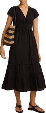 MINT VELVET Cotton Midi Dress