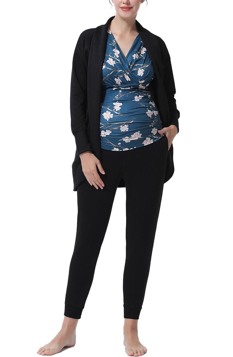 Kimi & Kai Josie Maternity Nursing 3-Piece Lounge Set, Main, color, Multicolored