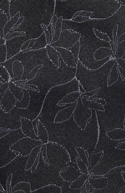 Nordstrom Hunten Floral Silk Tie In Gray