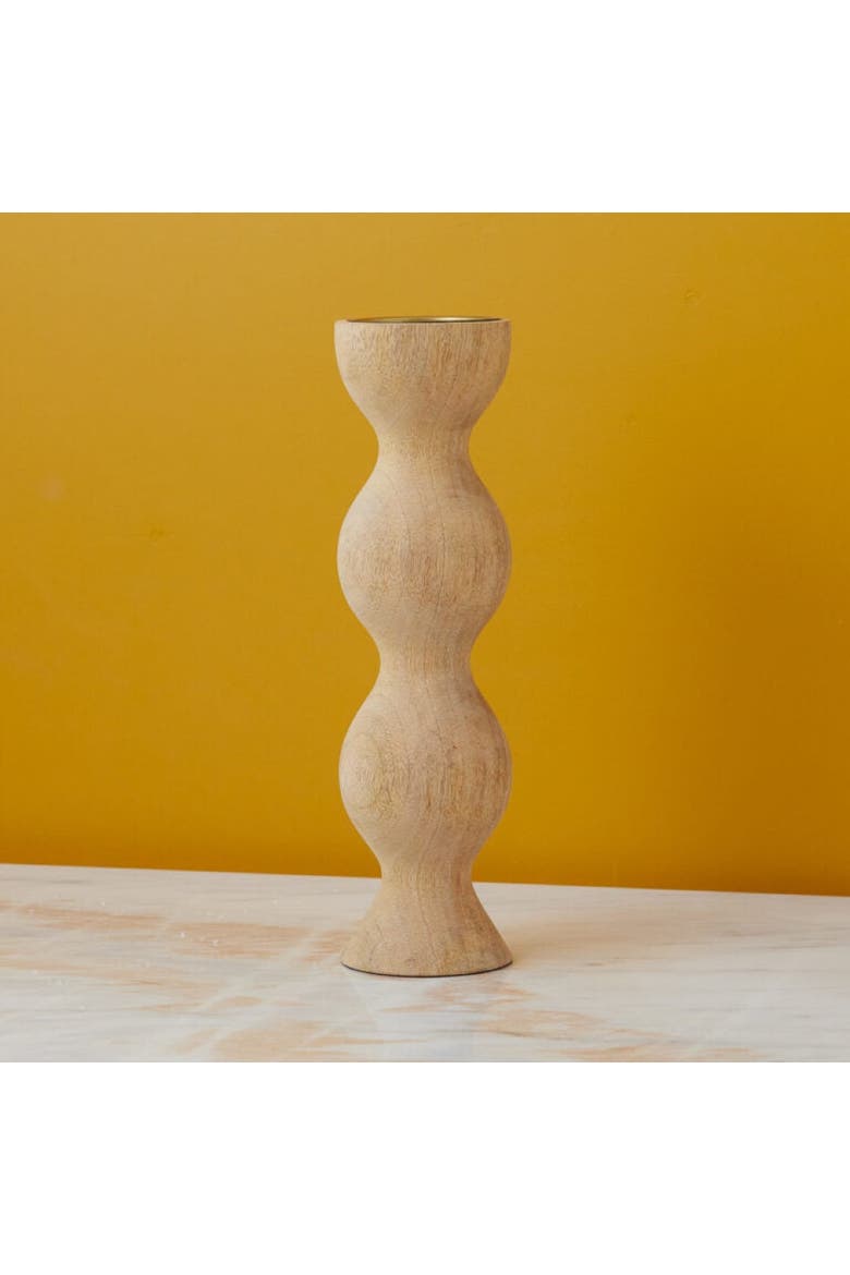 Aurora Pillar Candle Holder, Main, color, Natural