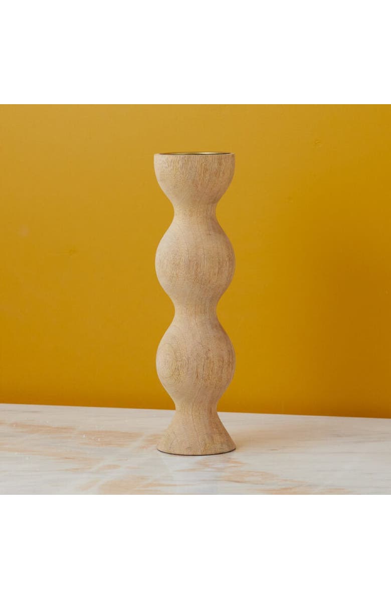 Be Home Aurora Pillar Candle Holder, Main, color, Natural