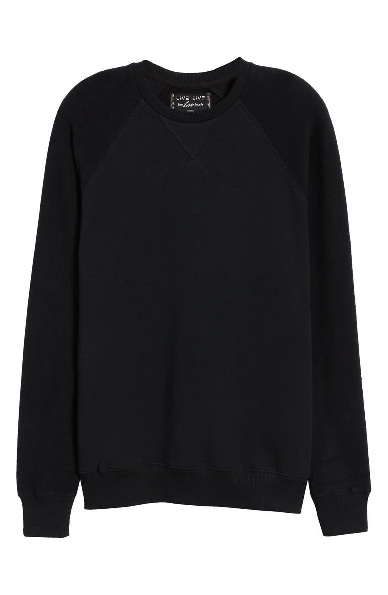 LIVE LIVE Cleveland St. Sweatshirt, Alternate, color, Blackout