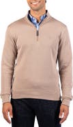 TailorByrd French Rib Quarter Zip Sweater