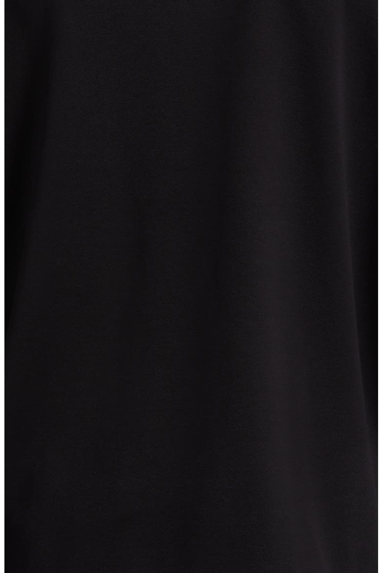 Cotton Piqué Polo, Alternate, color, BLACK