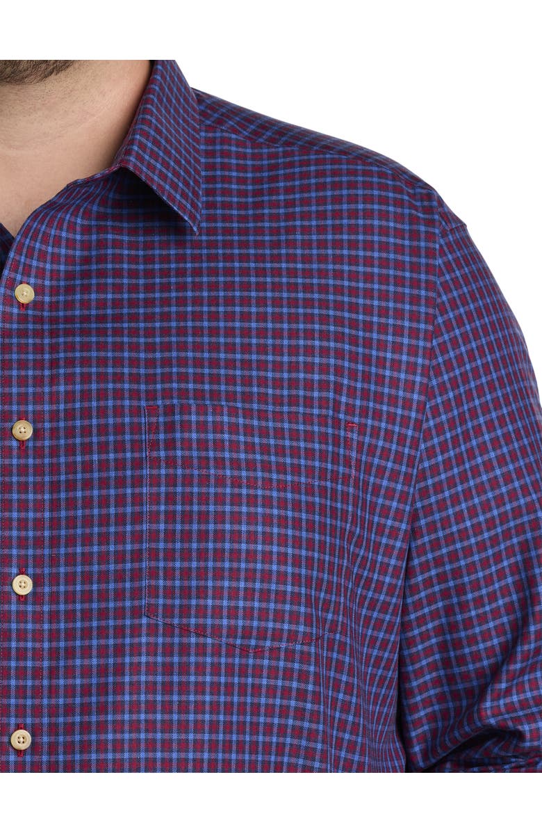 Untuckit Fit by Dxl Knight Sport Shirt, Alternate, color, Blue Red