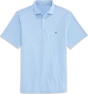 vineyard vines Sankaty Stripe Performance Piqué Polo