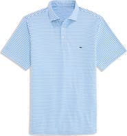 vineyard vines Sankaty Stripe Performance Piqué Polo