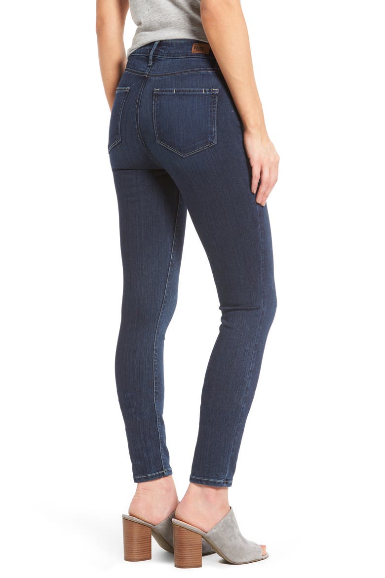Transcend Hoxton High Waist Ankle Skinny Jeans (Nordstrom Exclusive), Alternate, color, CHARING
