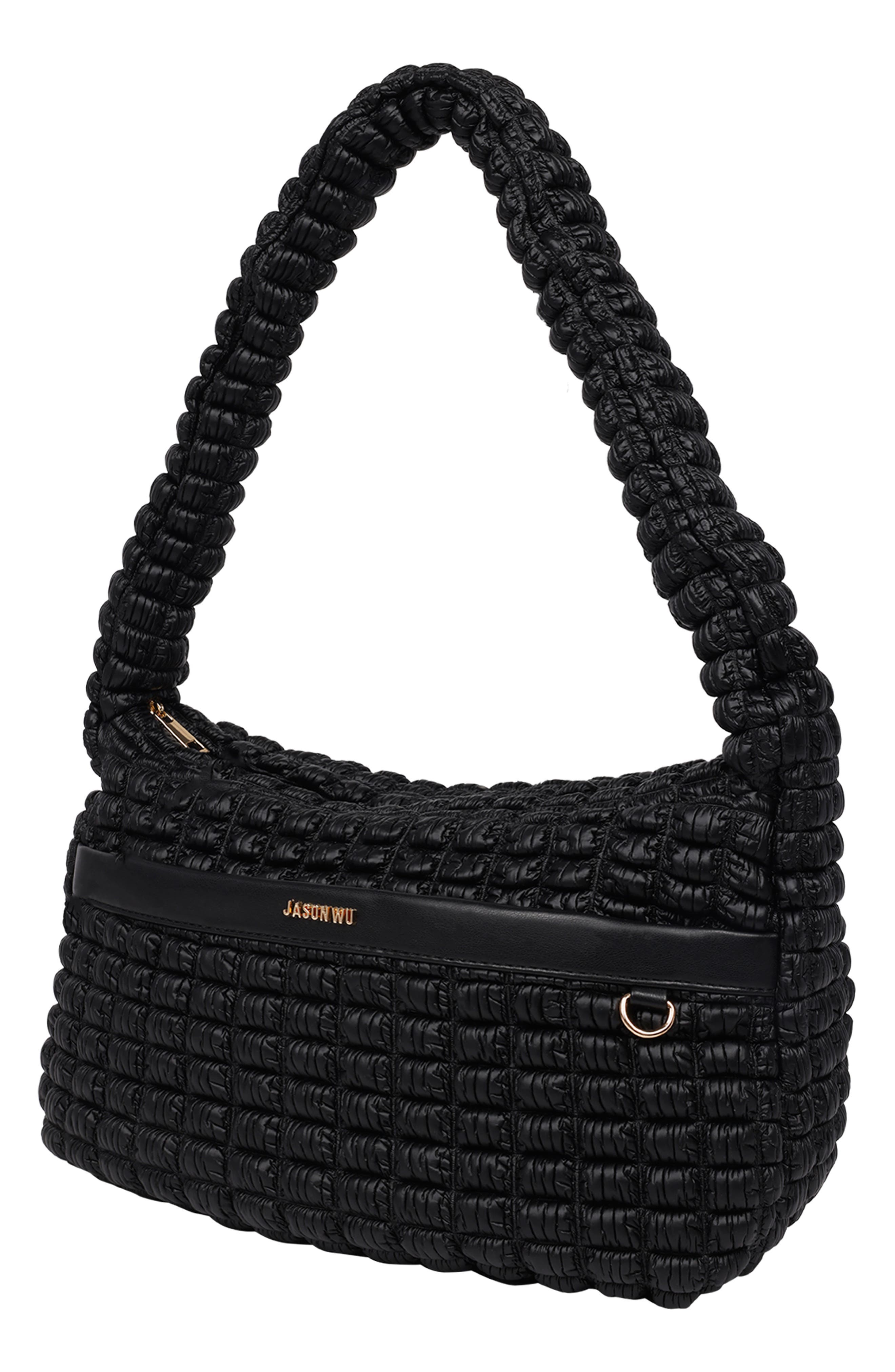 JASON WU Bubble Shoulder Bag, Alternate, color, Black