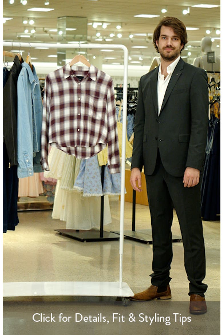 Malin Windowpane Plaid Snap-Up Shirt video