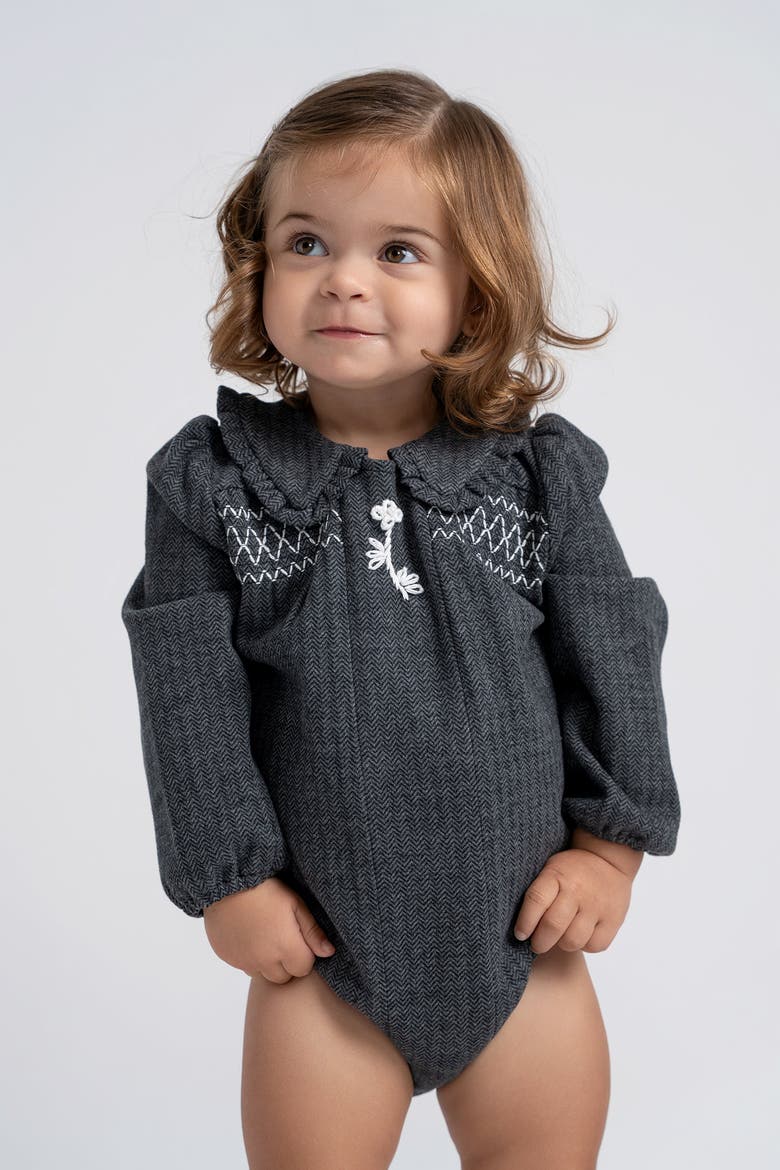Herringbone Stretch Bubble Dress, Alternate, color, Black