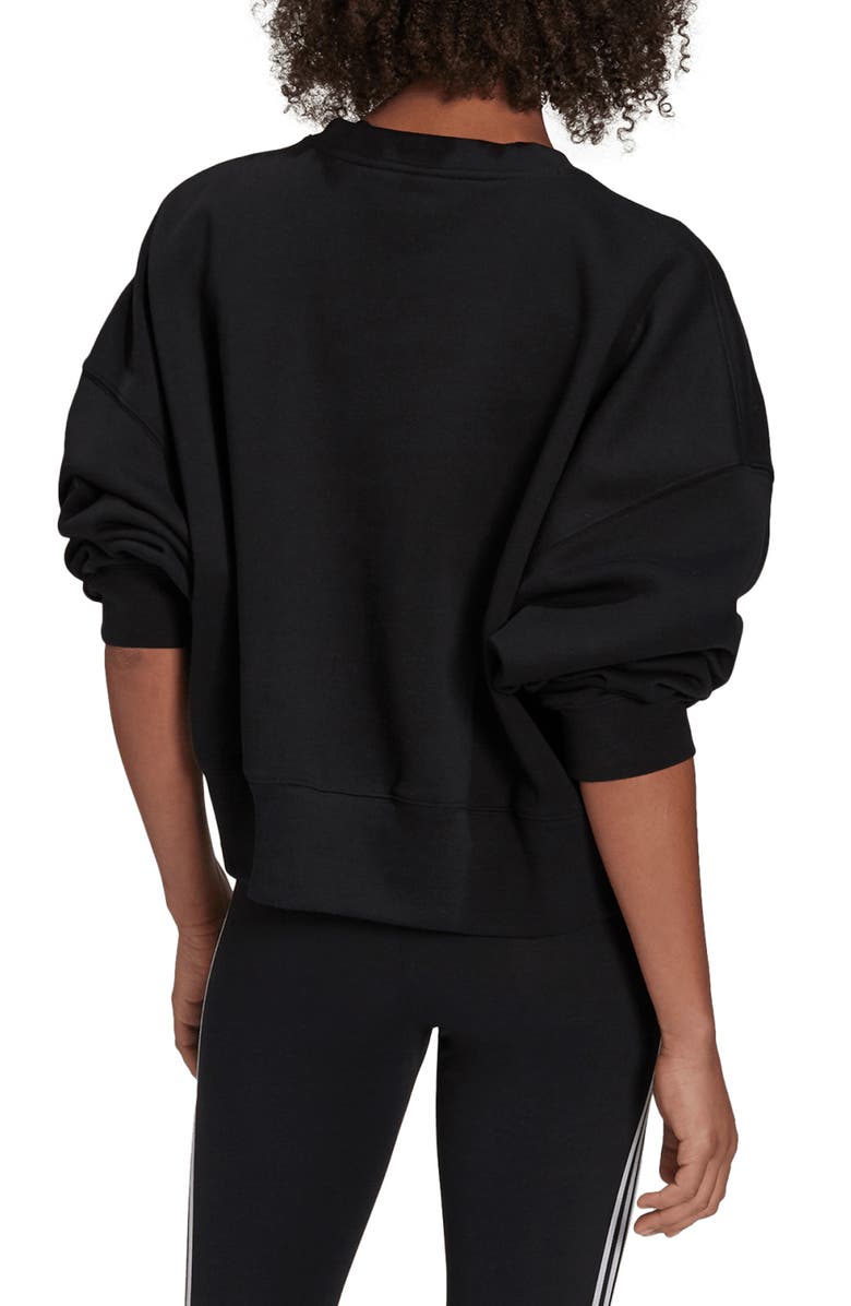 adidas Originals Originals Trefoil Crewneck Sweatshirt, Alternate, color, 