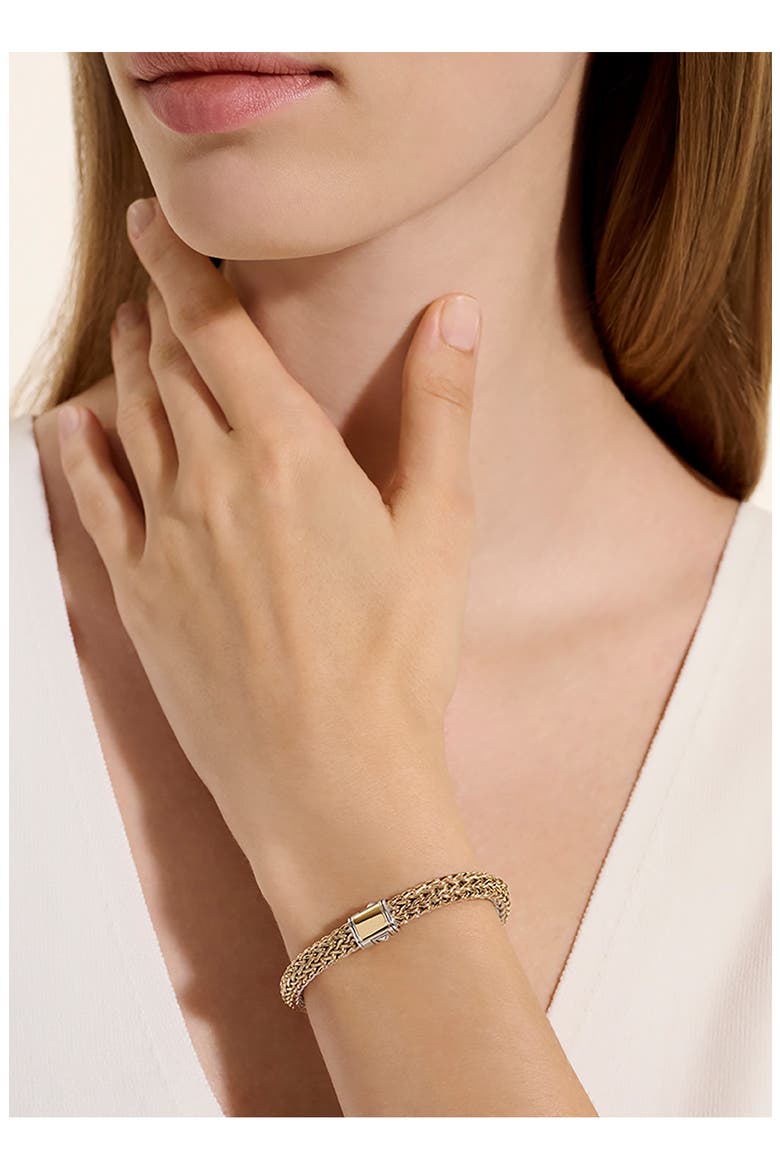 Icon Reversible Bracelet, 6.5mm, Alternate, color, SILVER AND GOLD