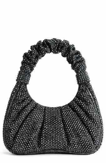 JW PEI Gabbi Rhinestone Ruched Hobo