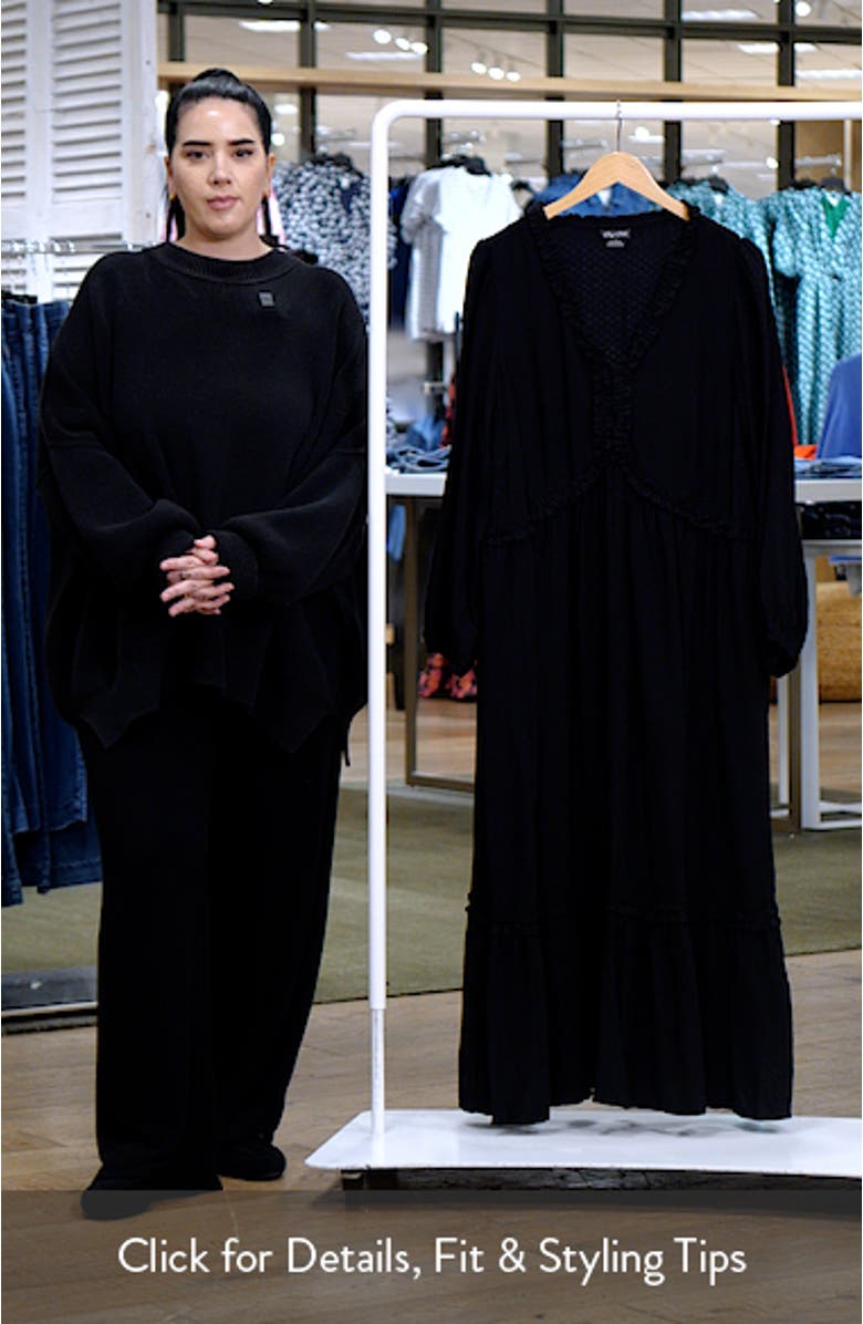 Journey Ruffle Long Sleeve Maxi Dress, sales video thumbnail