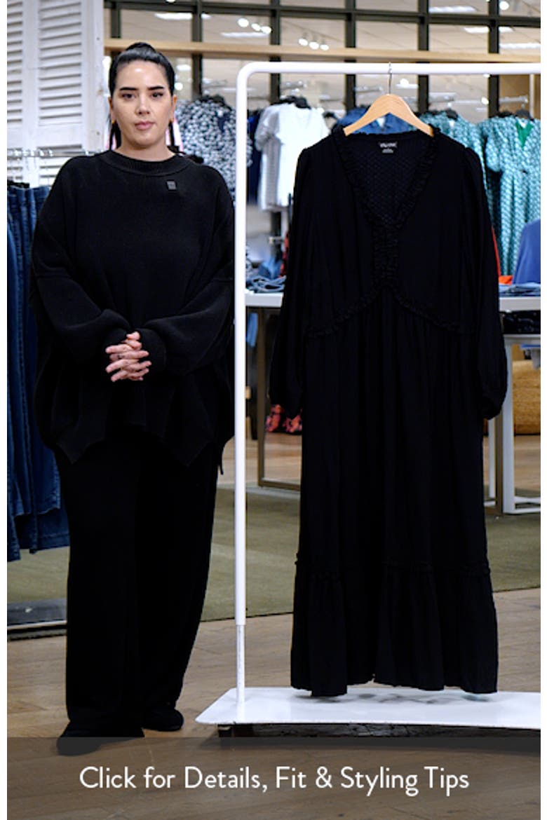 Journey Ruffle Long Sleeve Maxi Dress video