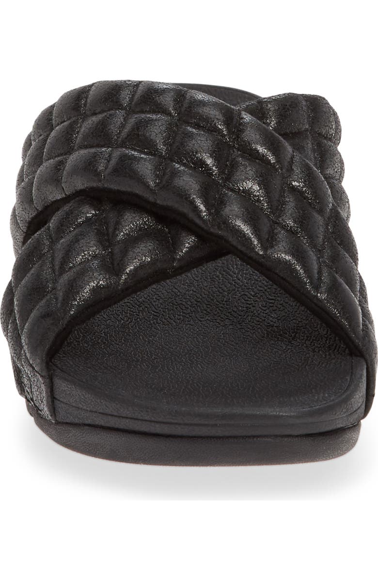 FitFlop Lulu Padded Shimmy Suede Slide Sandal, Alternate, color,