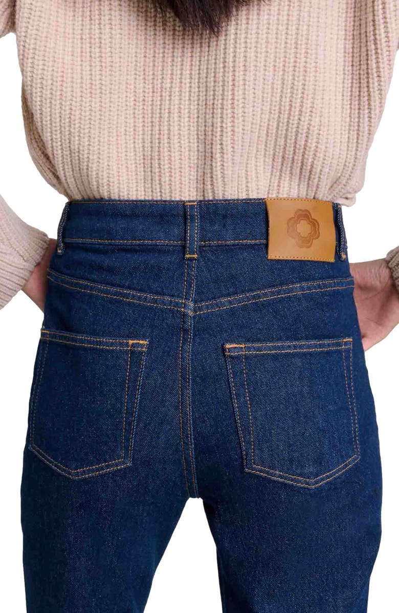 maje Denim jeans with pockets, Alternate, color, Dark Blue