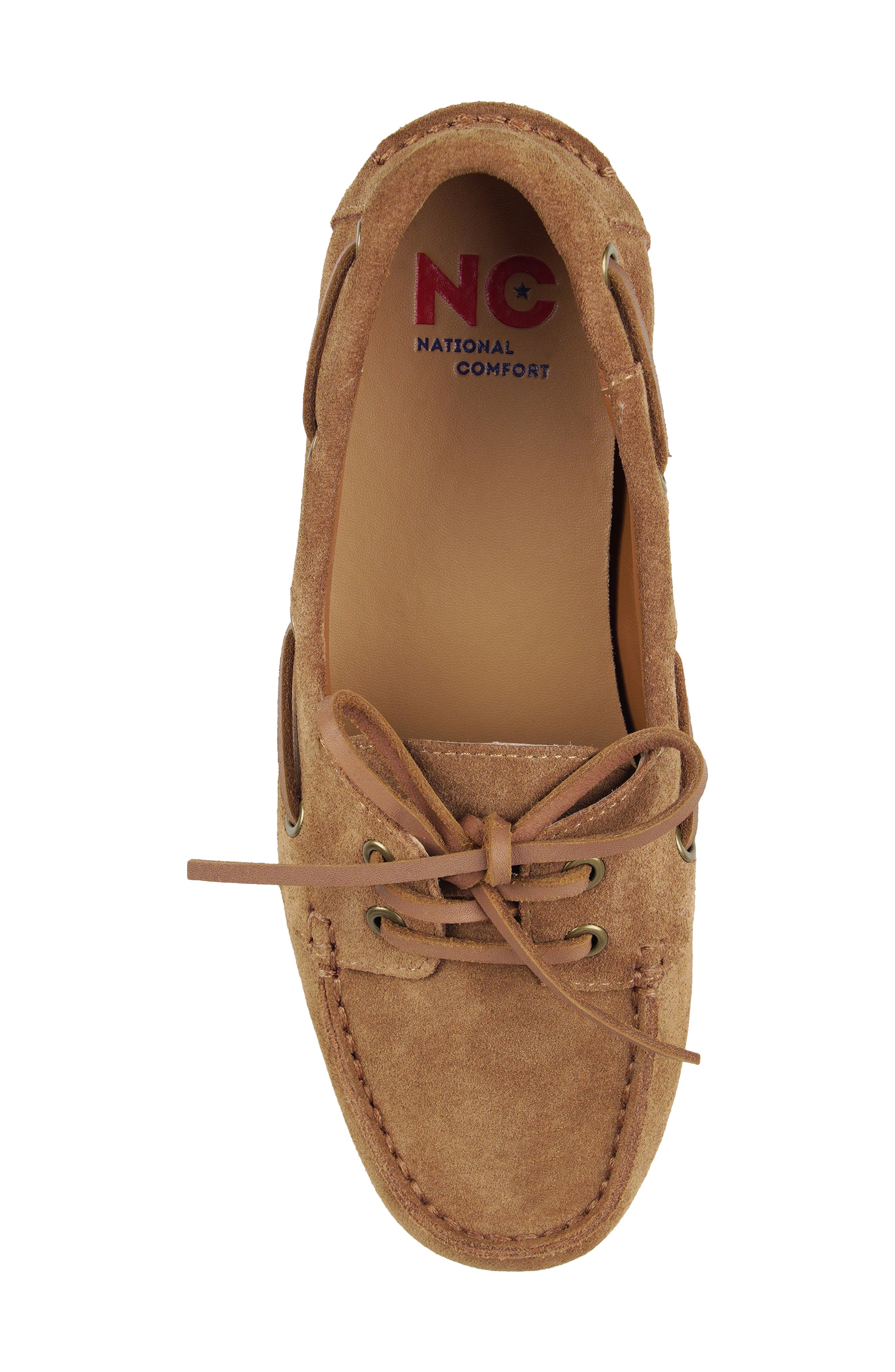 Bandy Boat Shoe, Alternate, color, TAN SUEDE