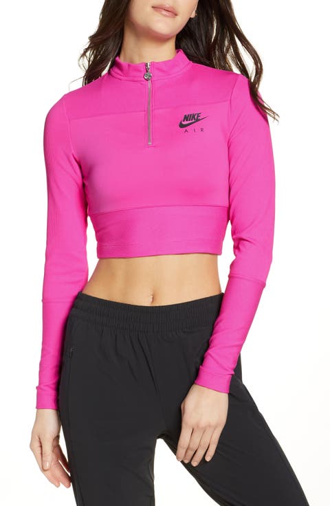Sportswear Air Half Zip Crop Pullover