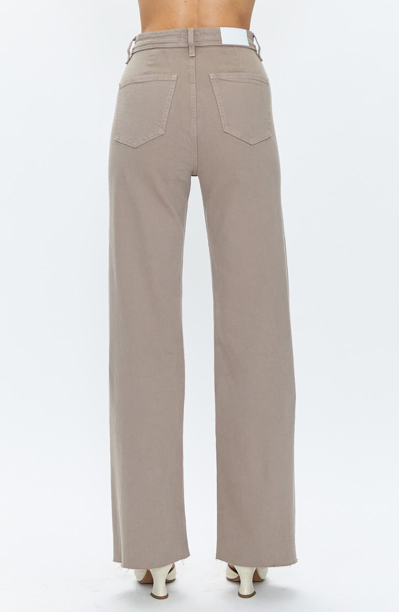 Pistola Penny High Waist Raw Hem Wide Leg Jeans, Alternate, color, Burlock