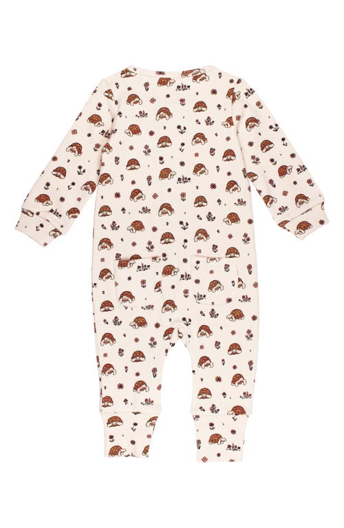 L'ovedbaby Print Organic Cotton Romper In Neutral