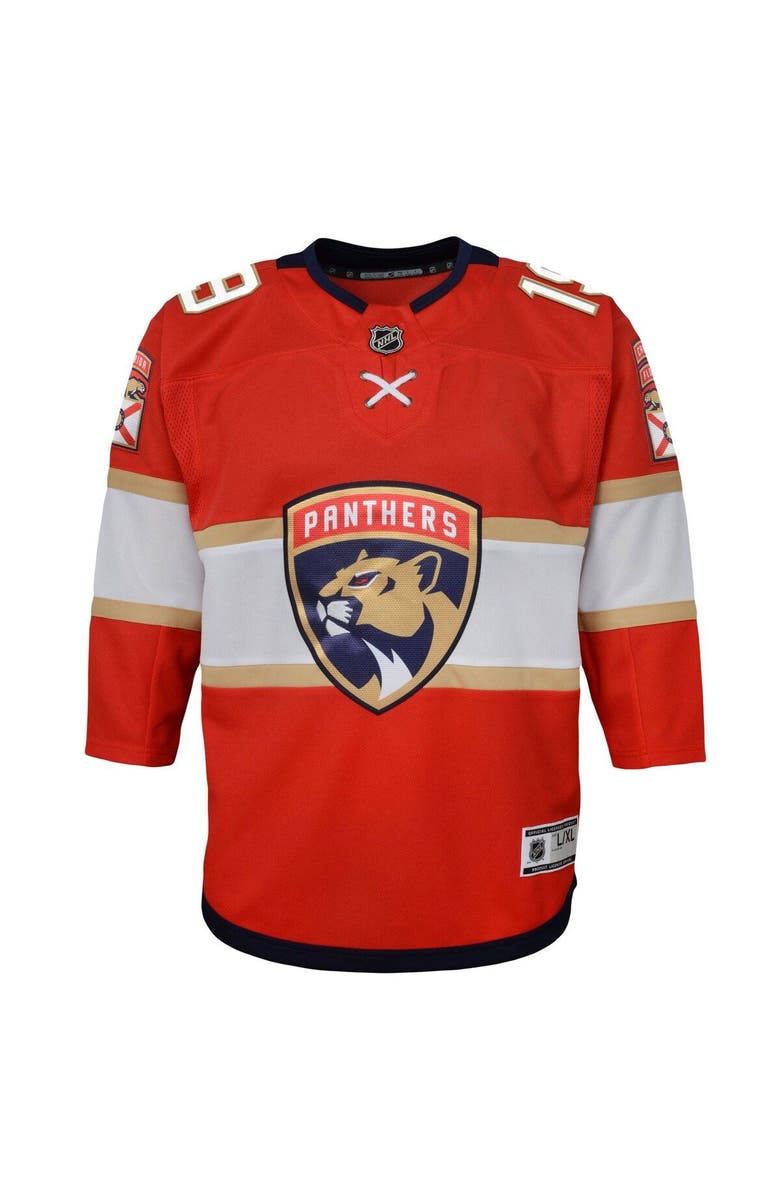 Outerstuff Youth Matthew Tkachuk Red Florida Panthers Home Premier Player Jersey, Alternate, color, 