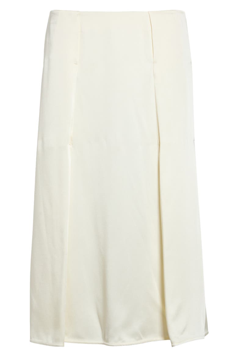 Pleated A-Line Skirt, Main, color, CORNSILK