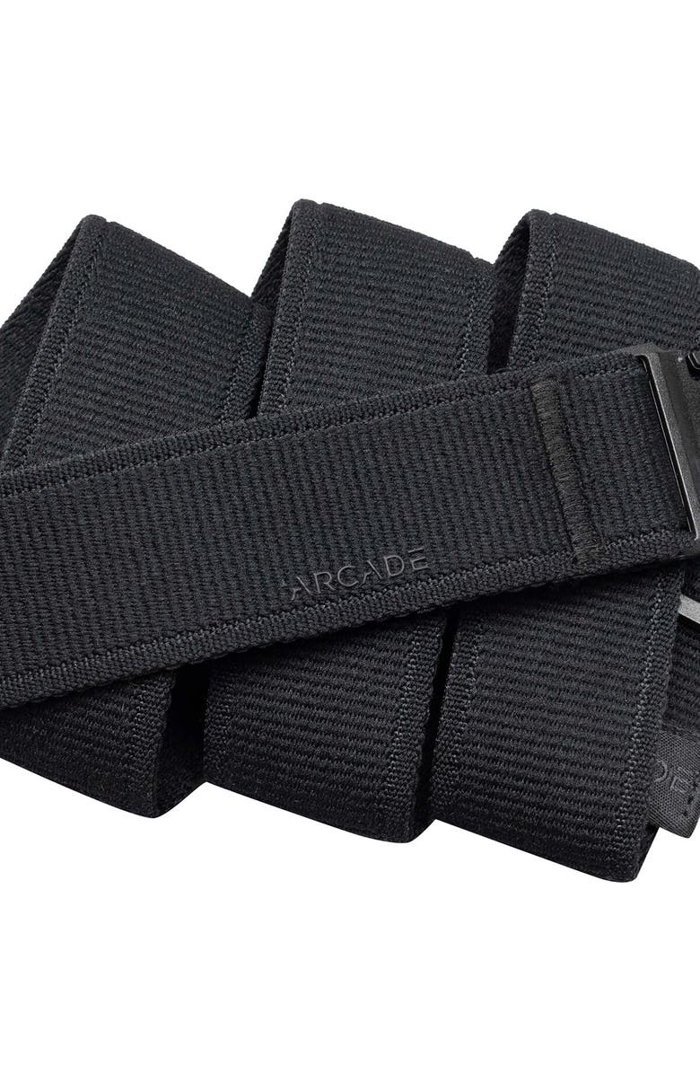 ARCADE Atlas Slim Belt, Alternate, color, Black