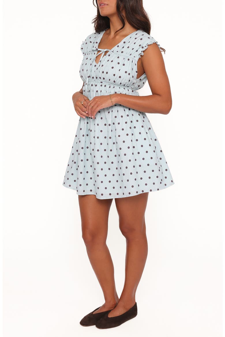 Pipper Polka Dot Minidress, Alternate, color, BLUE POLKA DOT