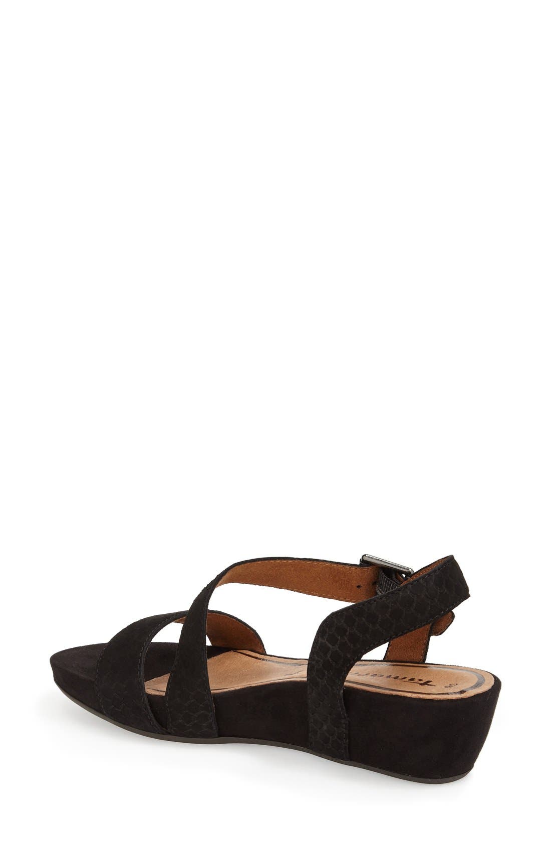 Tamaris 'Eda' Platform Wedge Sandal, Alternate, color, 
