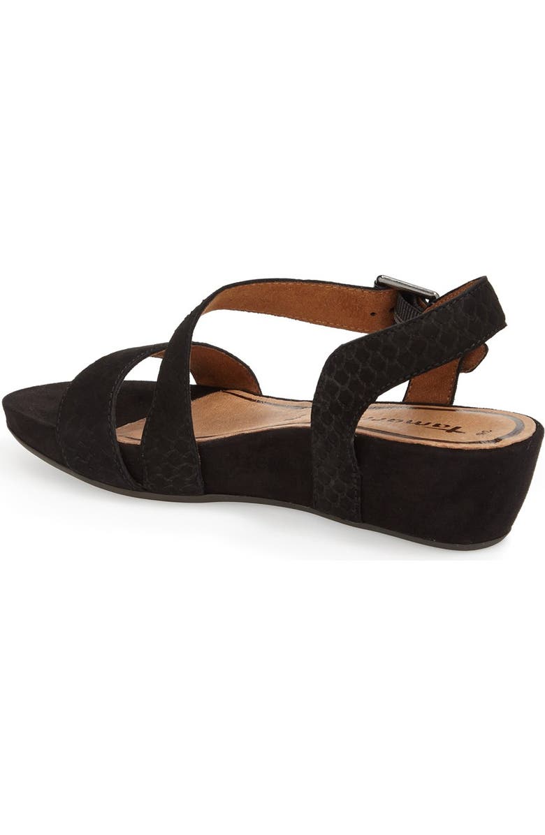 Tamaris 'Eda' Platform Wedge Sandal, Alternate, color,