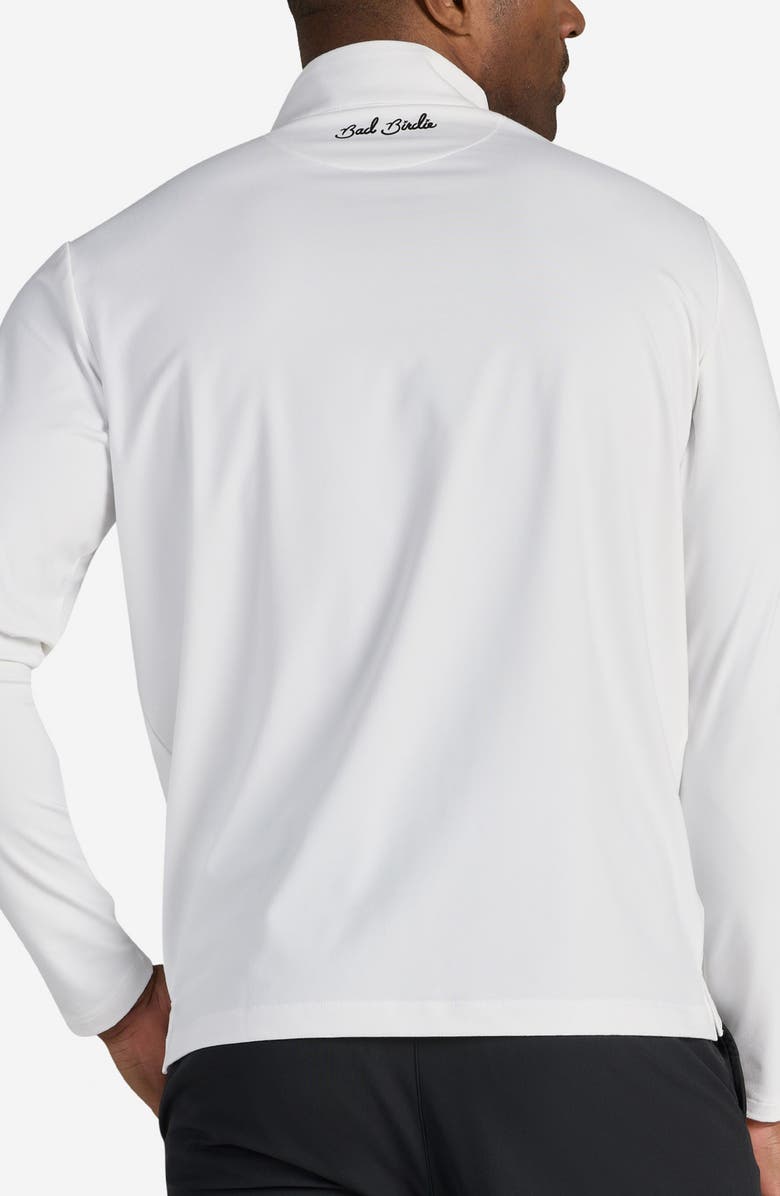 Bad Birdie Velocity Performance Quarter Zip Pullover, Alternate, color, Cloud Dancer