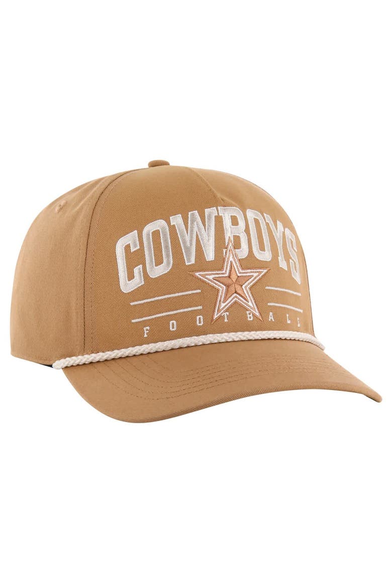 Men's '47 Tan Dallas Cowboys Roscoe Rope Hitch Adjustable Hat, Alternate, color, Tan