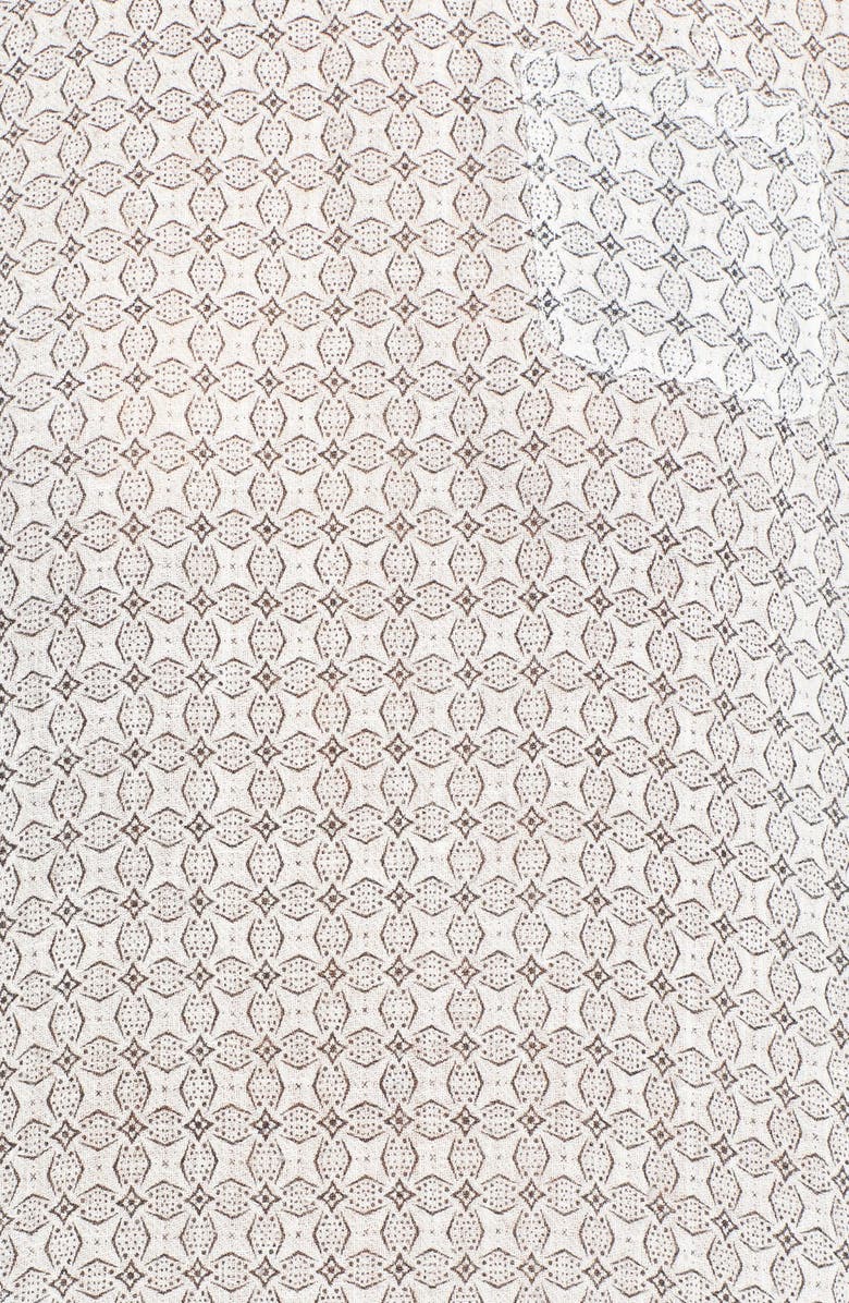 Caslon<sup>®</sup> Linen & Cotton Woven Relaxed Tee, Alternate, color, 