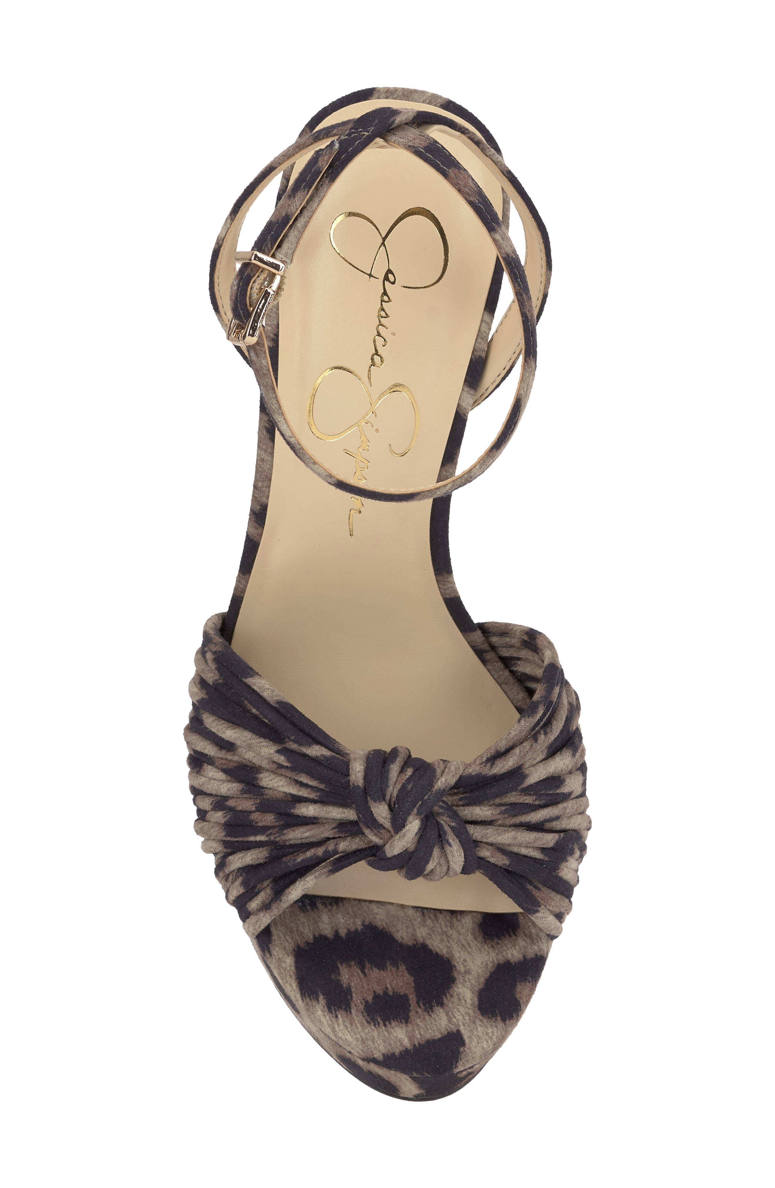 Immie Platform Sandal, Alternate, color, DARK BROWN PRINT