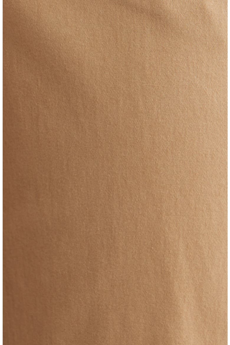 Kick Flare Stretch Cotton Pull-On Pants, Alternate, color, TANNIN