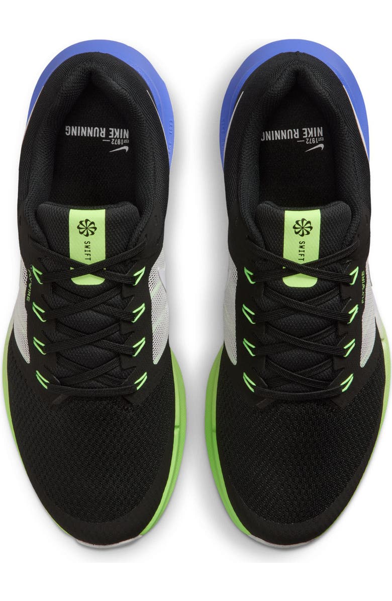 Nike Run Swift 3 Running Shoe, Alternate, color, Black/ White