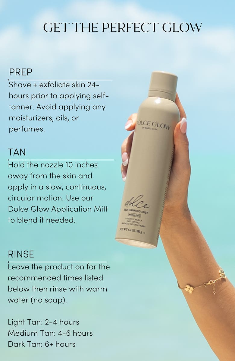 Dolce Glow by Isabel Alysa Self-Tanning Mist, Alternate, color, 