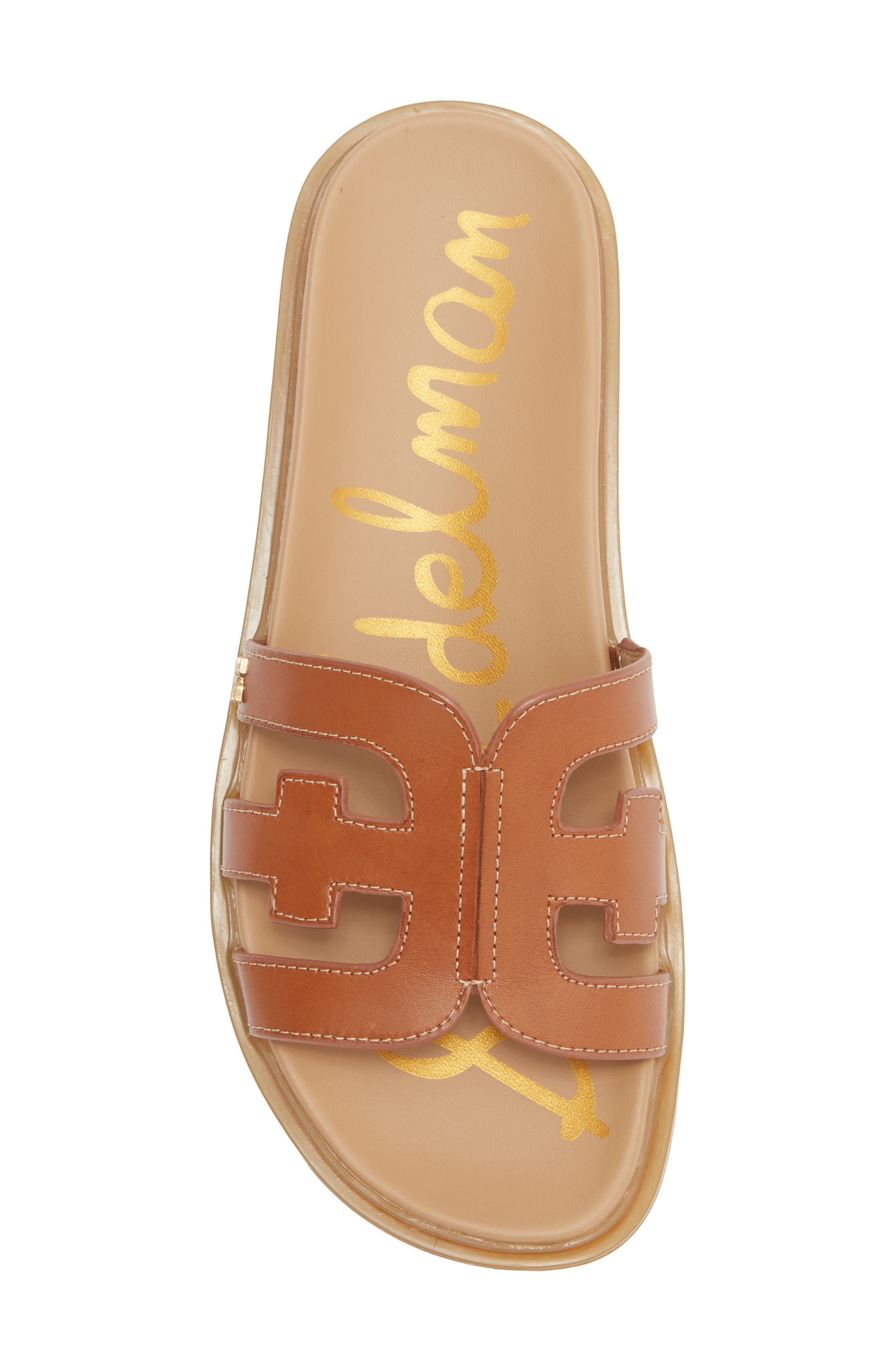 Sam Edelman Valeri Platform Slide Sandal, Alternate, color, New Saddle