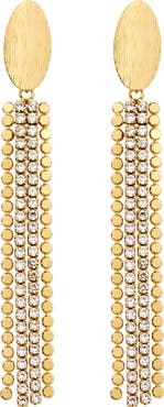 Panacea Crystal Fringe Drop Earrings