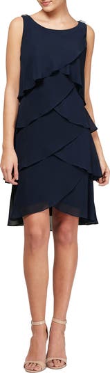 SL FASHIONS Tulip Chiffon Dress | Nordstromrack