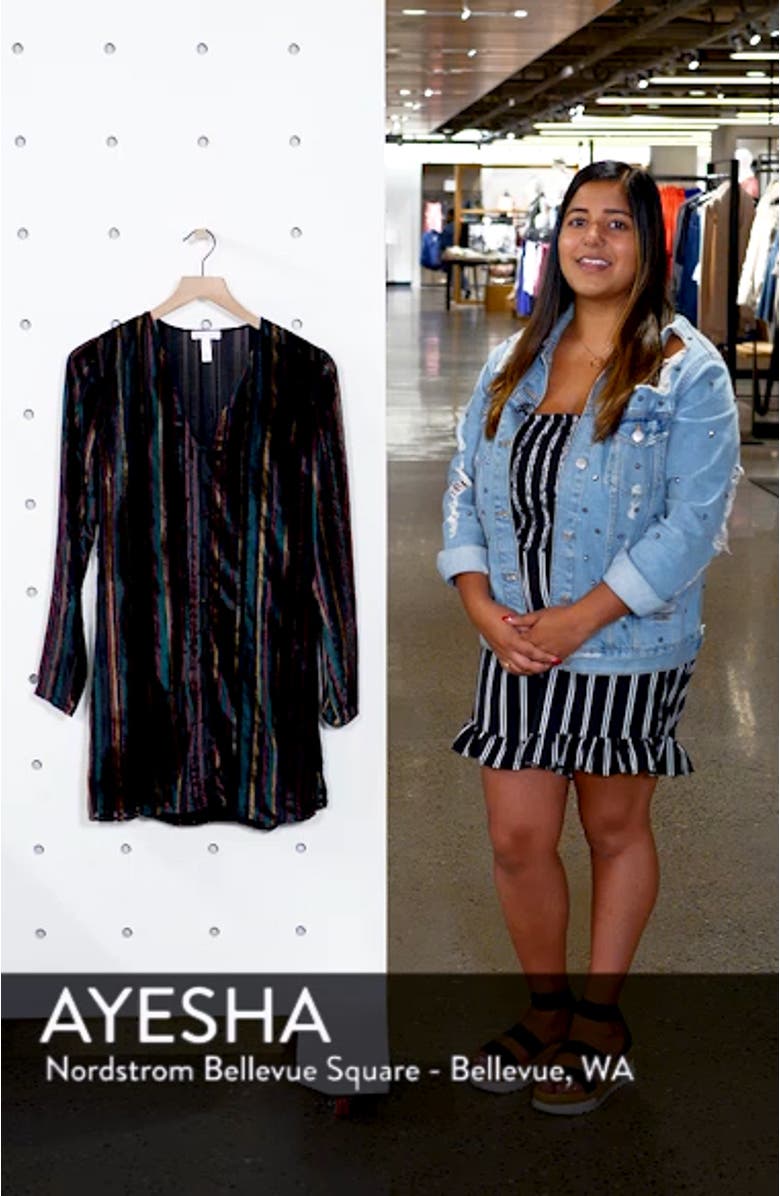 Long Sleeve Button Front Dress, sales video thumbnail