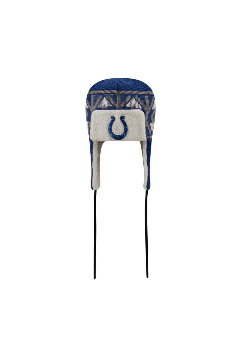 Men's New Era  Royal Indianapolis Colts  Knit Trapper Hat, Alternate, color, Royal